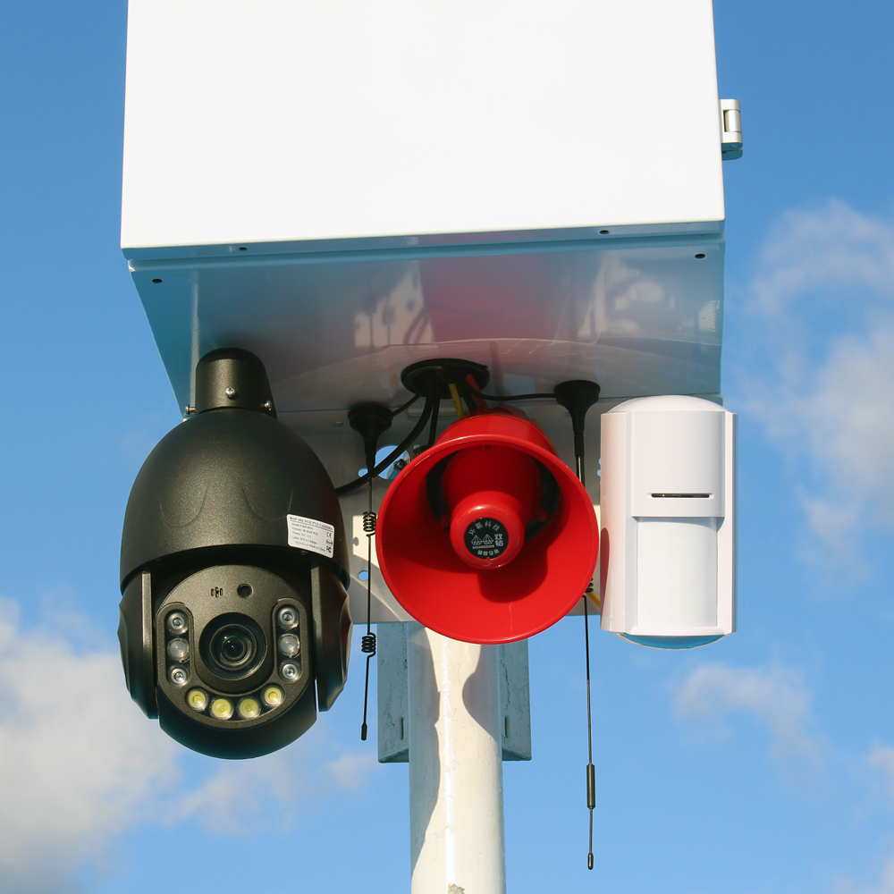 Jobsite surveillance cameras